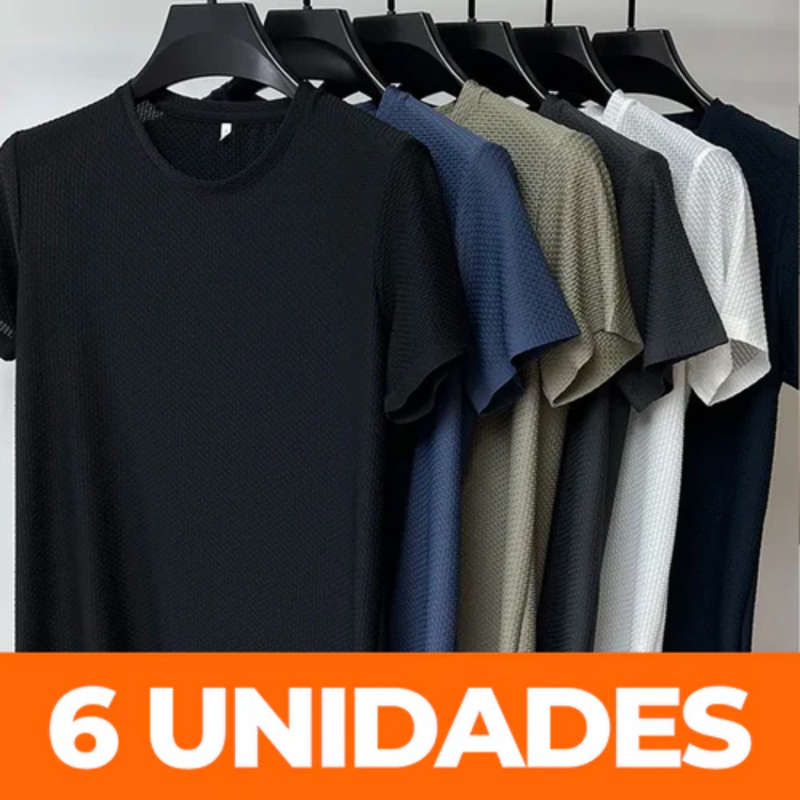 Kit de 3 Camisas Respiráveis Premium