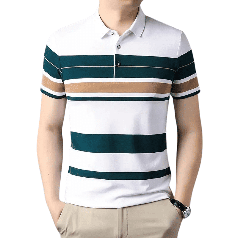 Camisa Masculina Polo Listrada