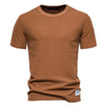 Camiseta Masculina De Algodão Laranja