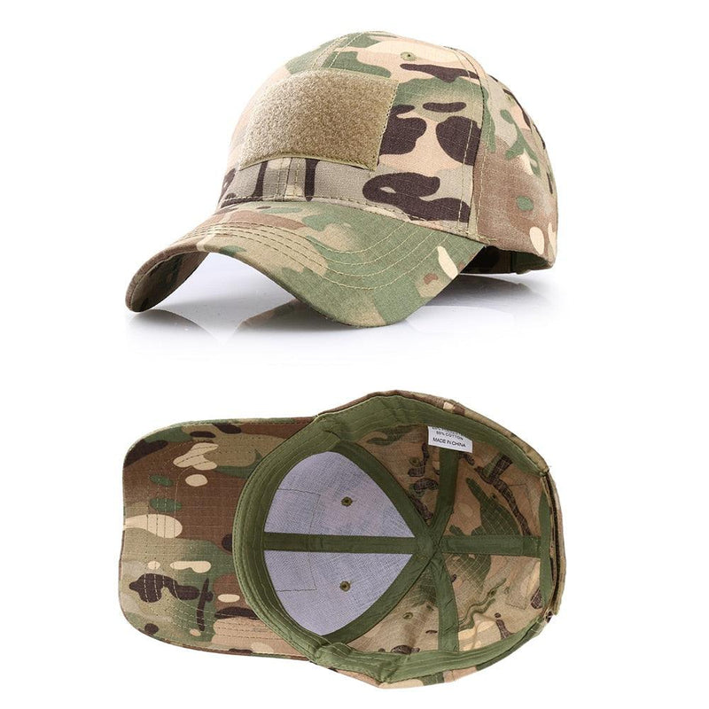 Boné Camuflado Multicamadas Ajustável - SkullHat - Loja Justa