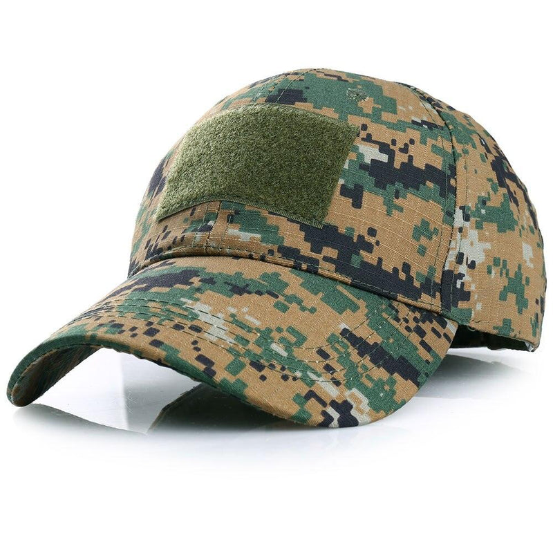 Boné Camuflado Multicamadas Ajustável - SkullHat - Loja Justa