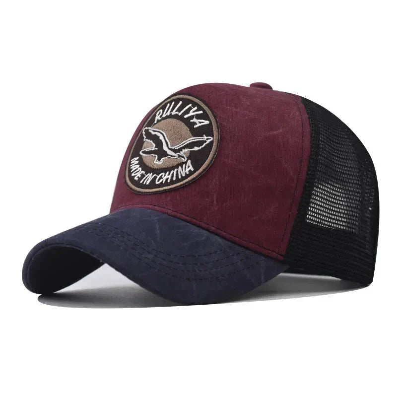 Boné Masculino Trucker Original Aba Curva - Modelo Titan