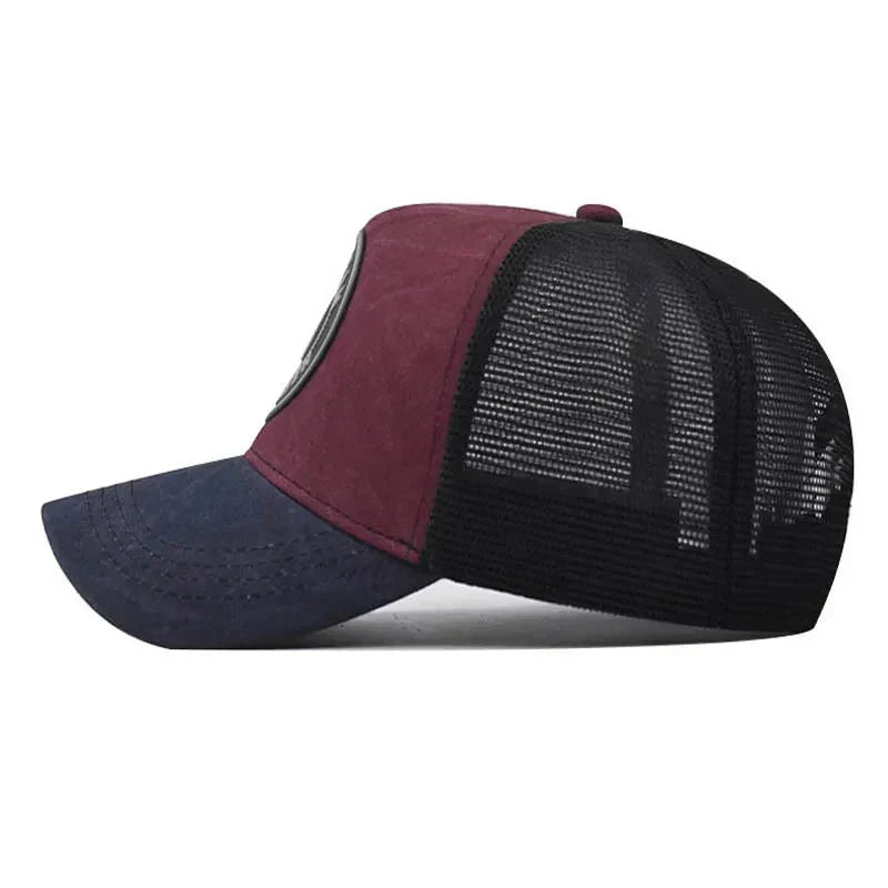 Boné Masculino Trucker Original Aba Curva - Modelo Titan